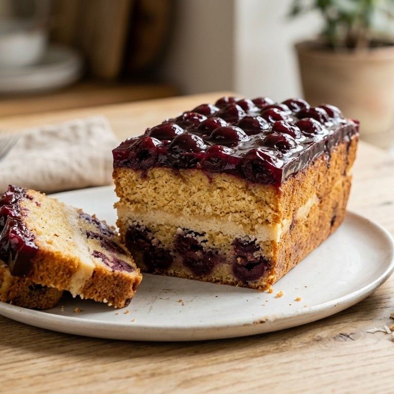 Kokos-Kersen Cake (Lactosevrij) recept