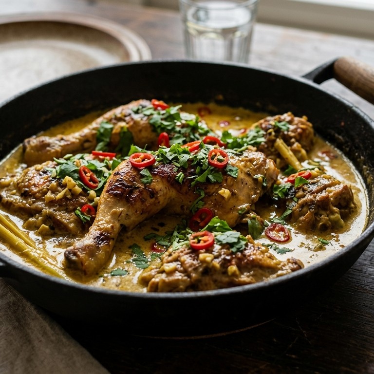Kokos-korianderkip recept