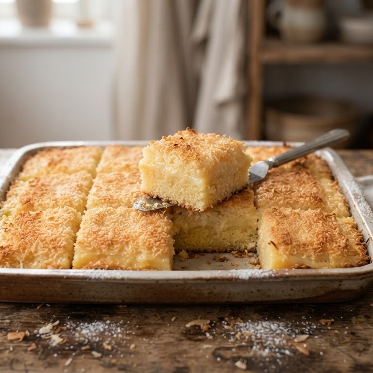 Kokos plaatkoek recept