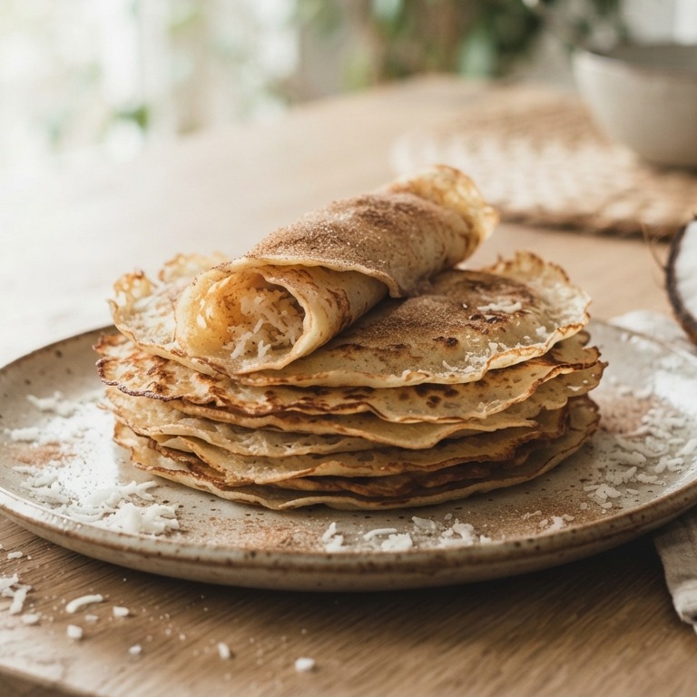 Kokosflensjes recept