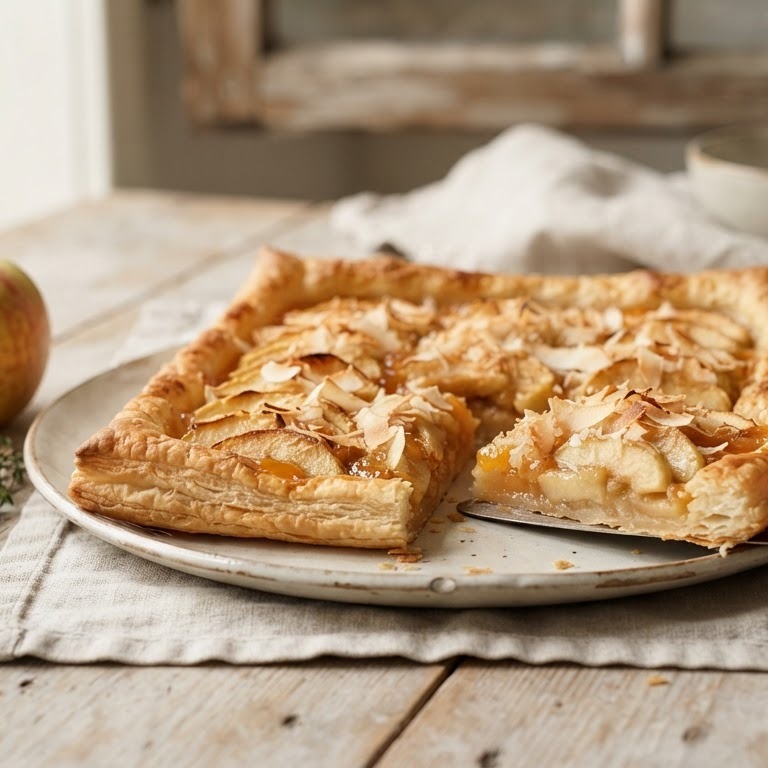 Kokosgebak met appel recept