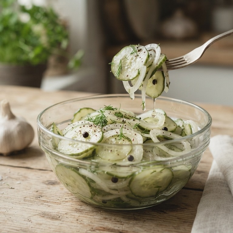 Komkommer salade recept