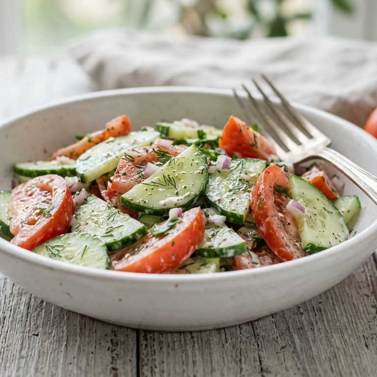 Komkommer salade recept