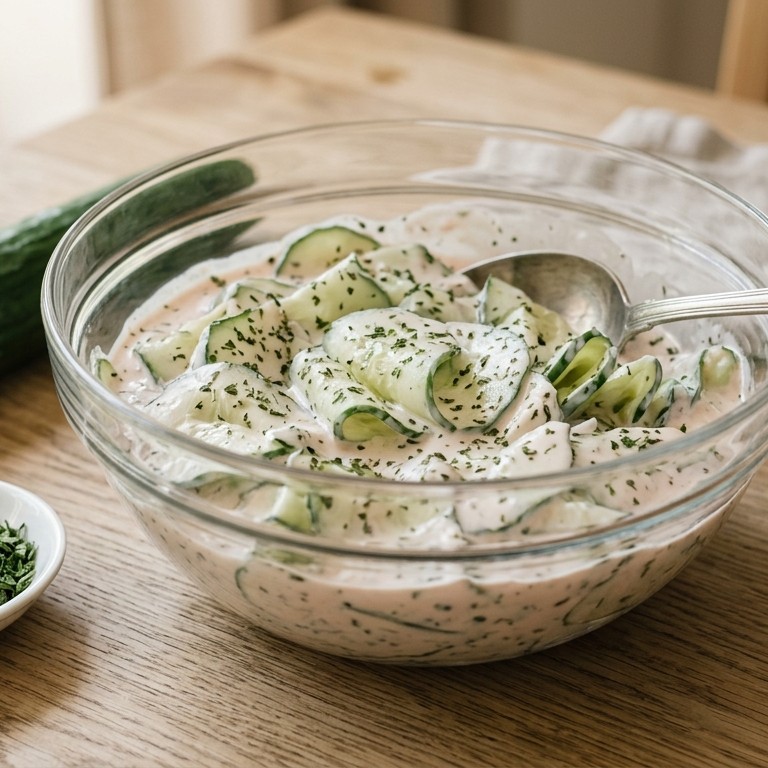 Komkommersalade recept