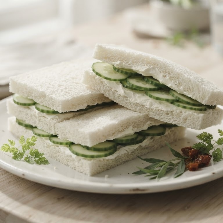 Komkommersandwich recept