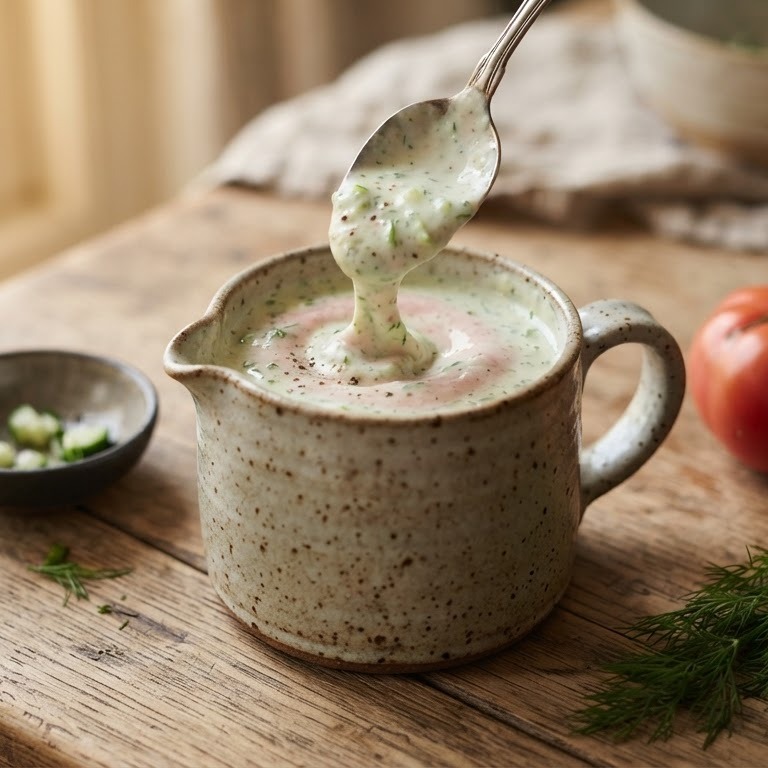 Komkommersaus recept