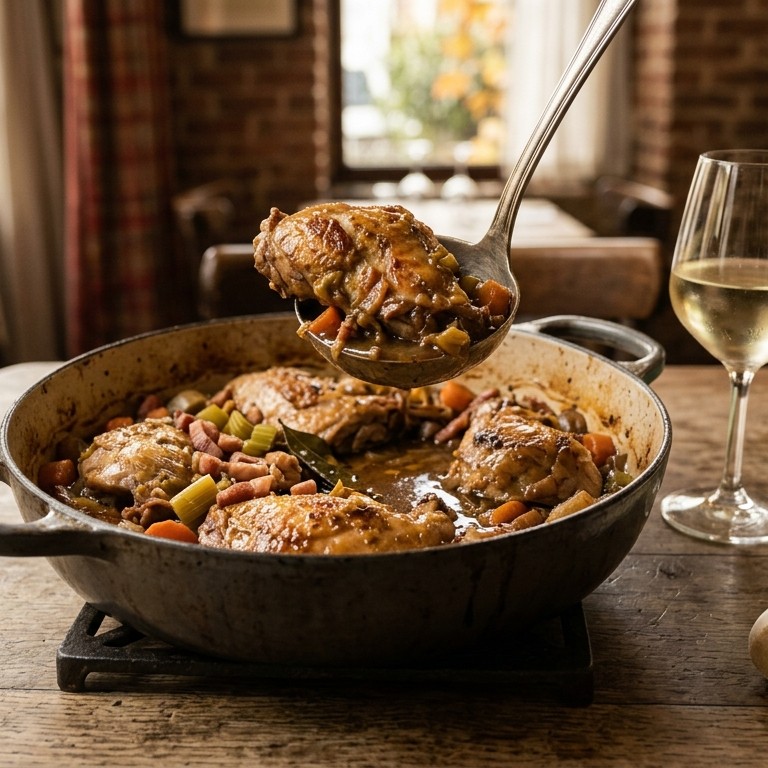 Konijn á l'Auvergne recept