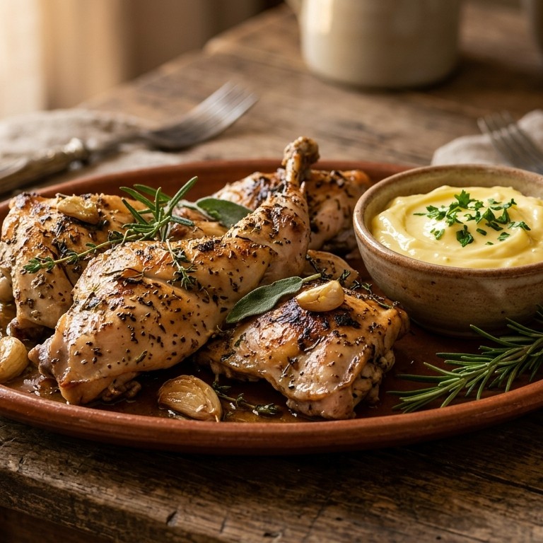 Konijn met alioli recept