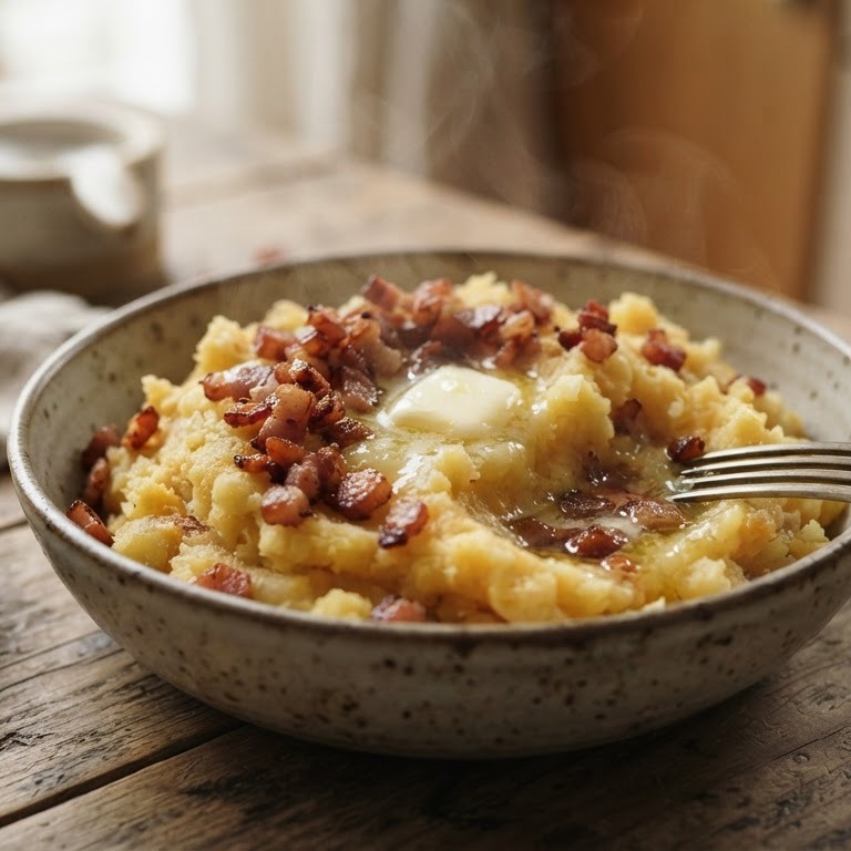 Koolraap met spekjes recept