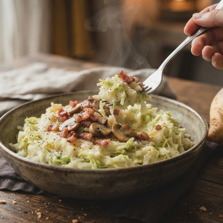 Koolraapstamppot met rauwe andijvie recept