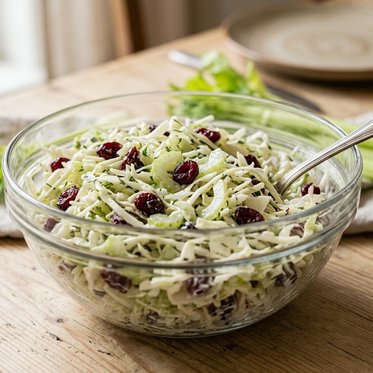 Koolsalade met cranberry's recept