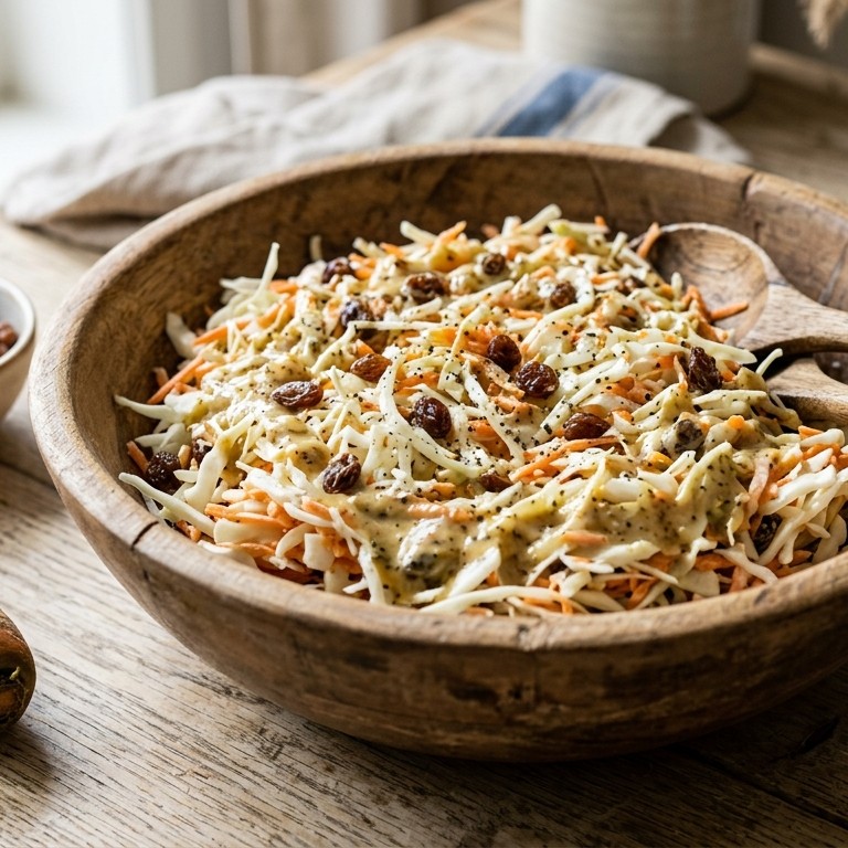 Koolsalade mosterd-honing recept