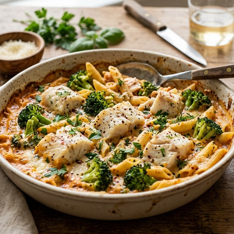 Koolvis met broccoli-tomatensaus recept