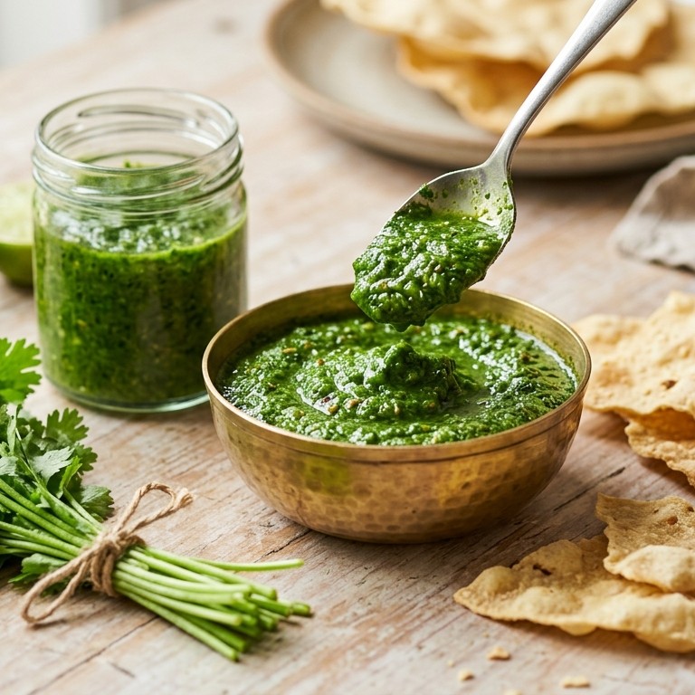 Korianderchutney recept