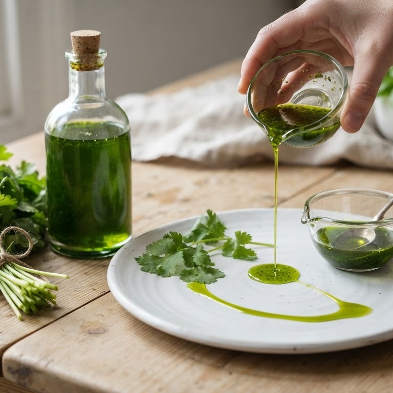 Korianderolie recept