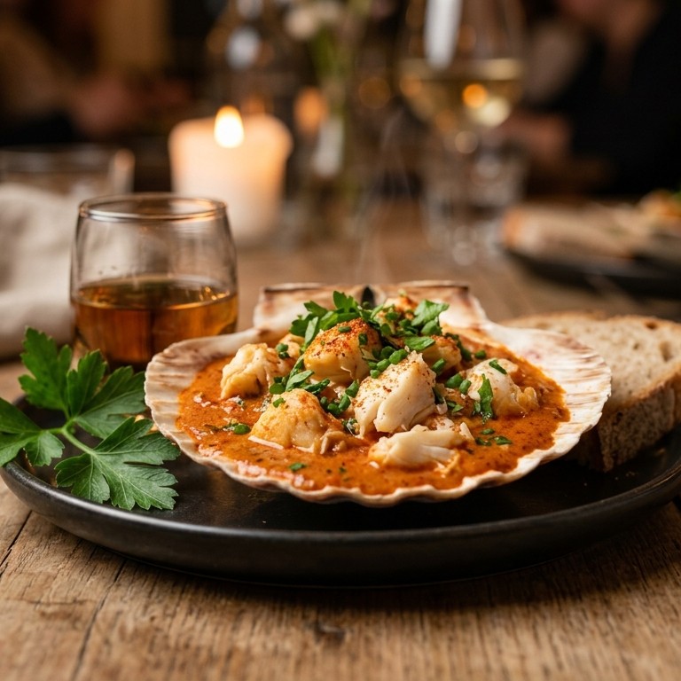 Krab in pittige paprikasaus recept