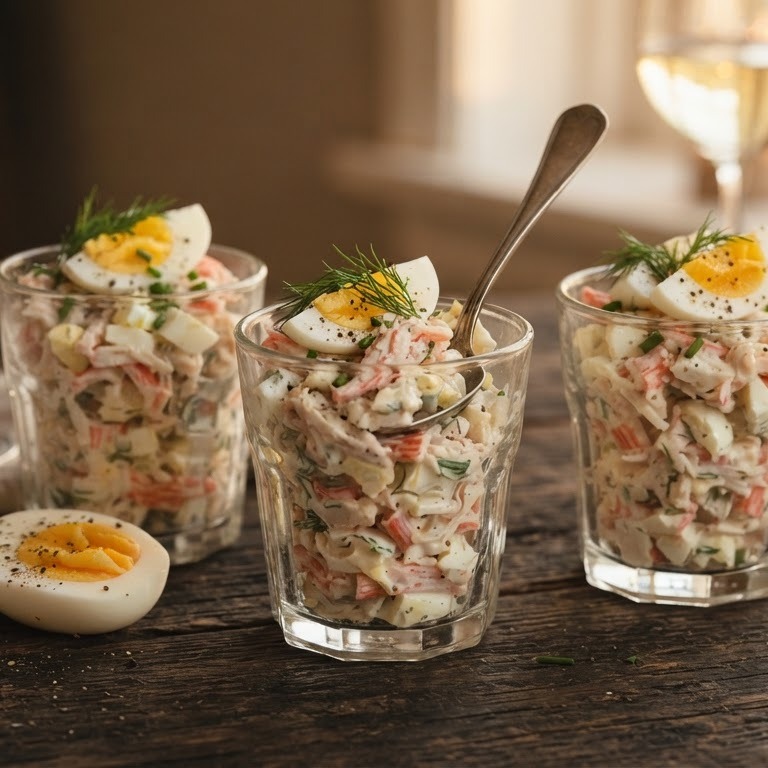 Krab salade recept