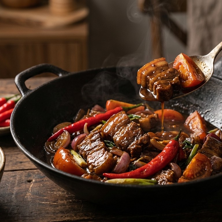 Krengsengan (varkensvlees met fijne kruiden) recept