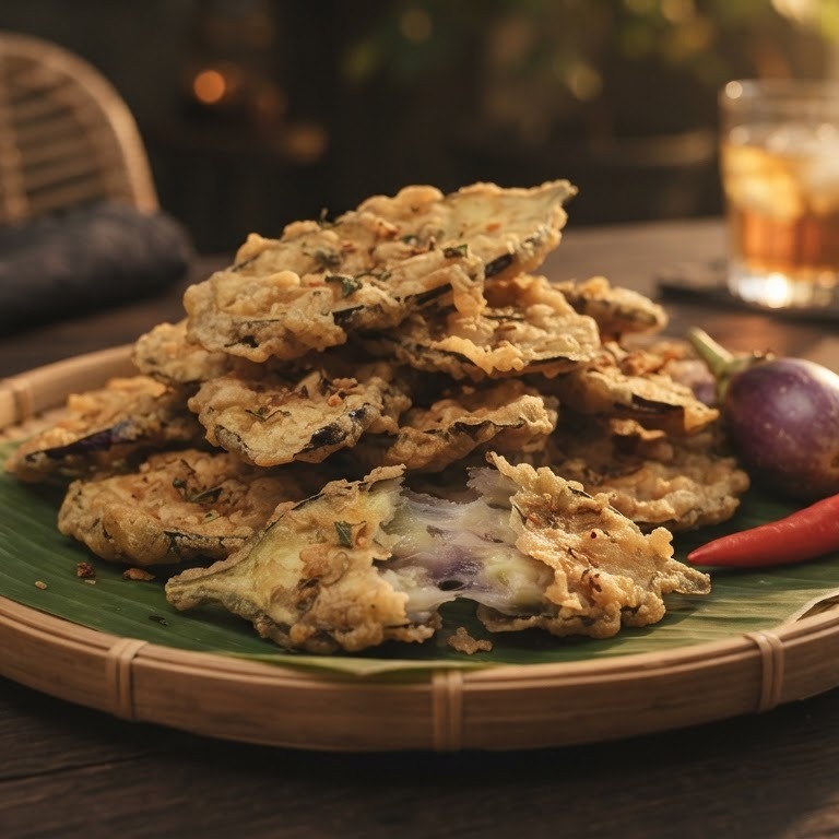 Krokante aubergine recept