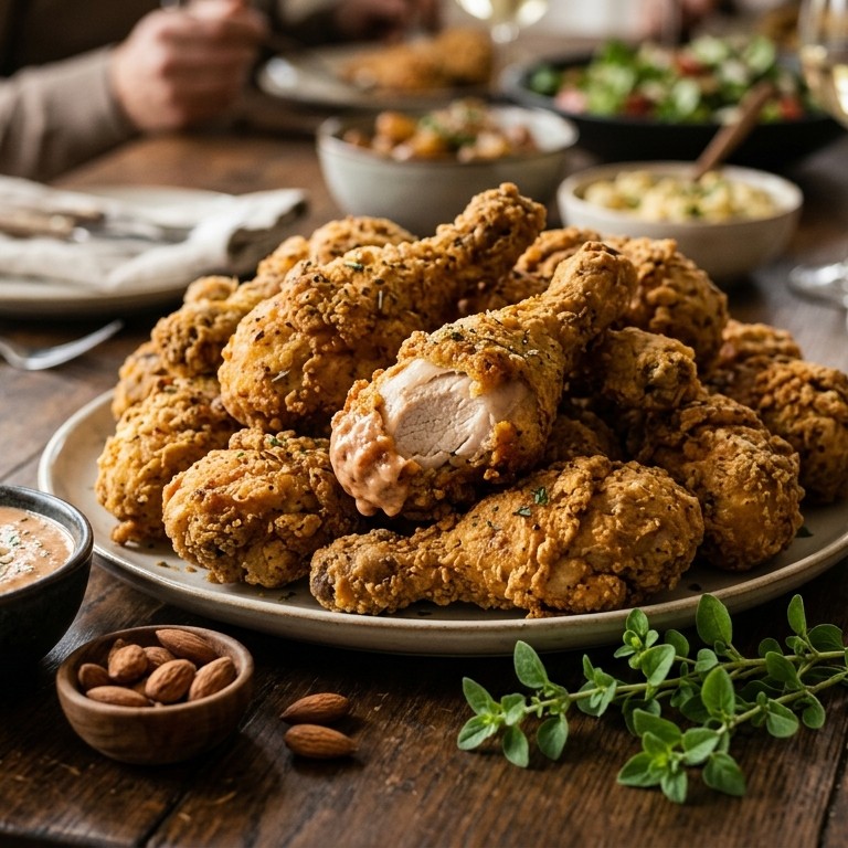 Krokante kippenpootjes voor buffet recept