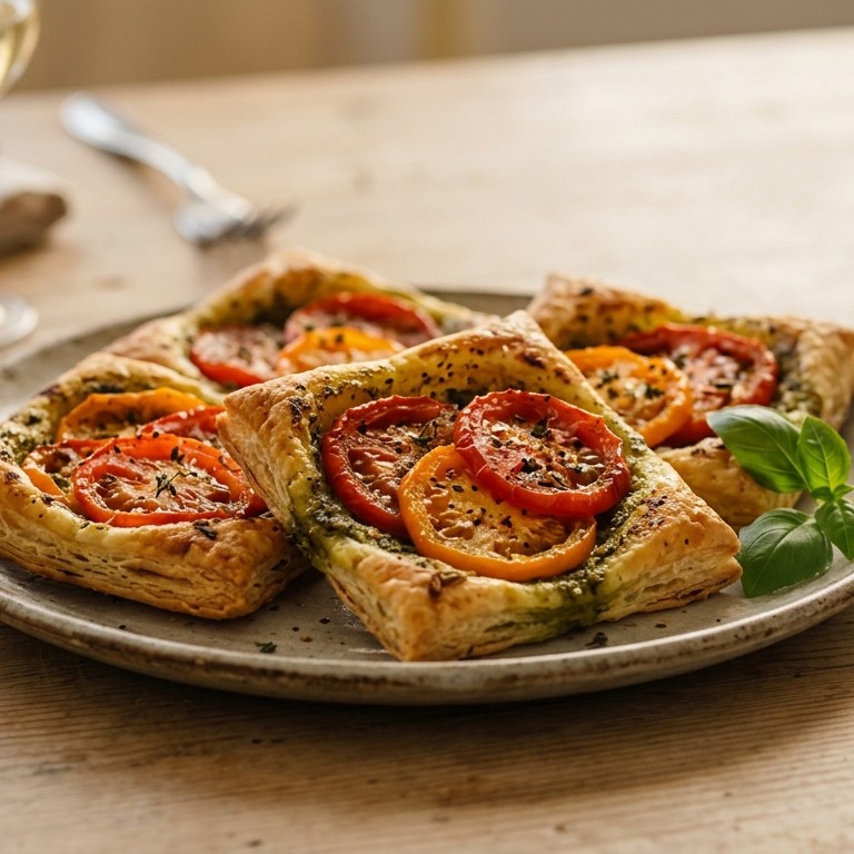 Krokante tomatentaartjes recept