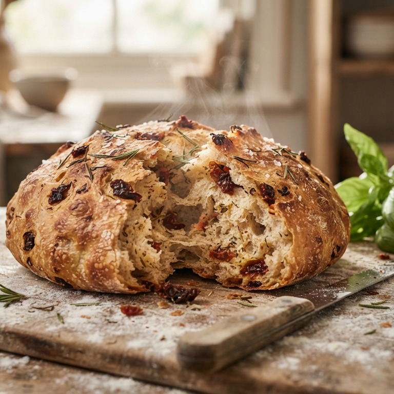 Kruidig Italiaans Tomatenbrood recept