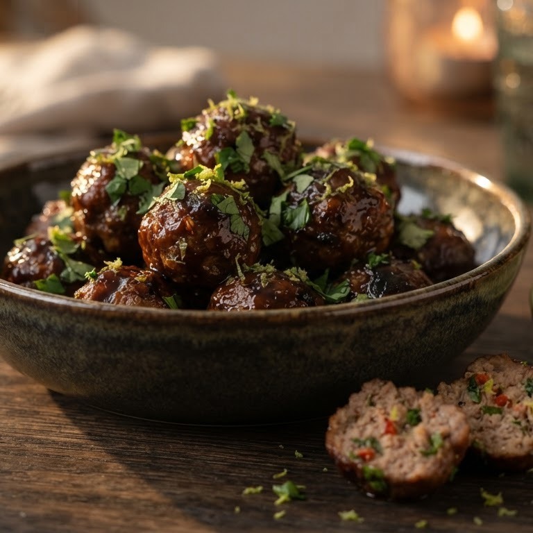 Kruidige gehaktballetjes recept