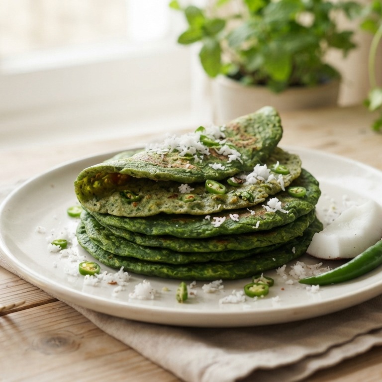 Kruidige spinazie pannenkoekjes recept