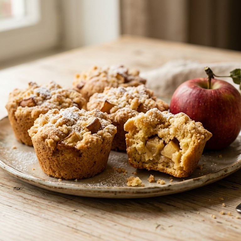 Kruimelige appelkoeken recept