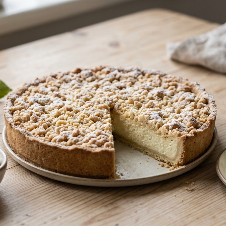 Kruimelkwarktaart recept