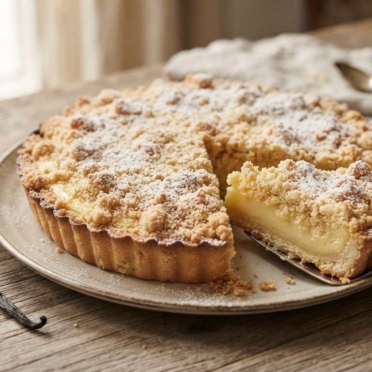 Kruimelvlaai recept