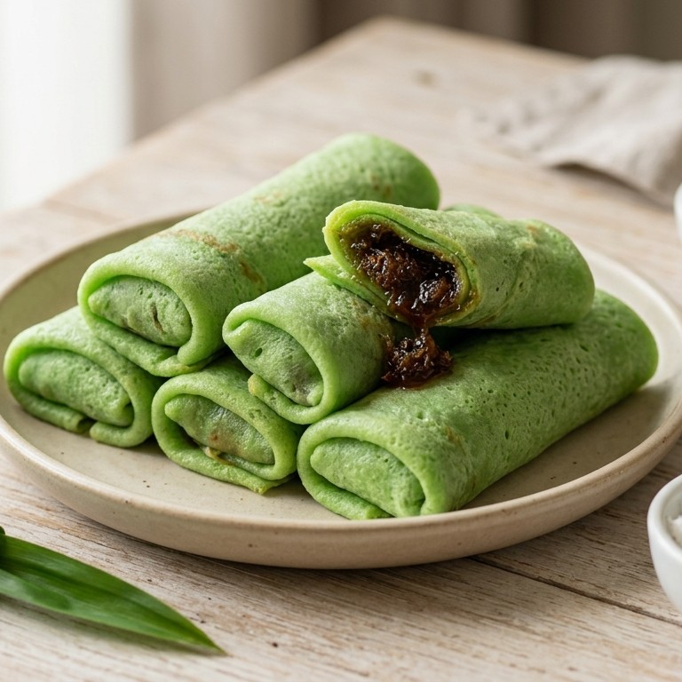 Kue Dadar (gevulde flensjes) recept