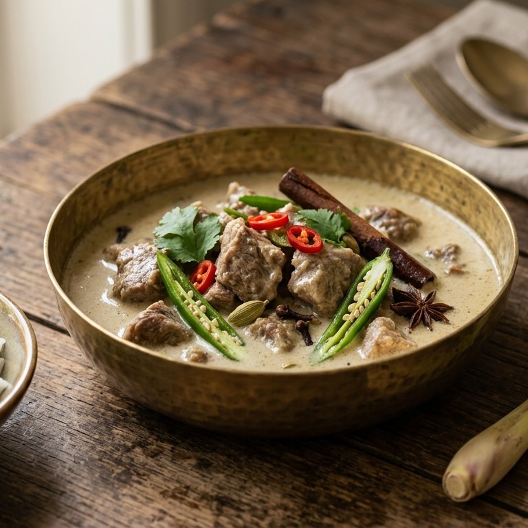 Kurmah lamsvlees (mild gekruide lamsschotel) recept