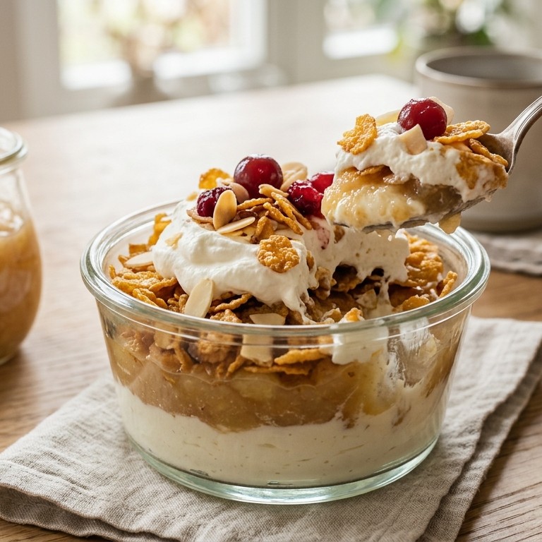 Kwarkvlokkenpudding recept