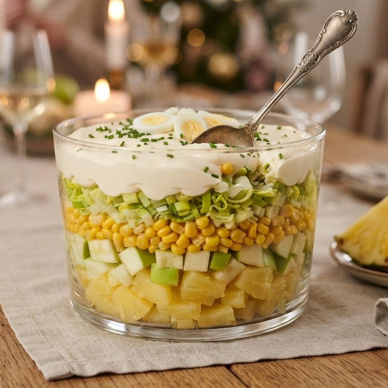 Laagjes salade recept