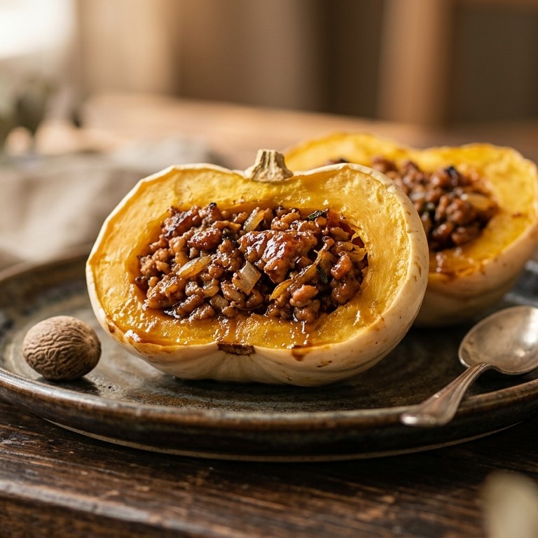 Labu yang terisi (gevulde pompoen) recept