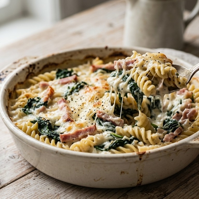 Lactose vrije macaroni met spinazie recept