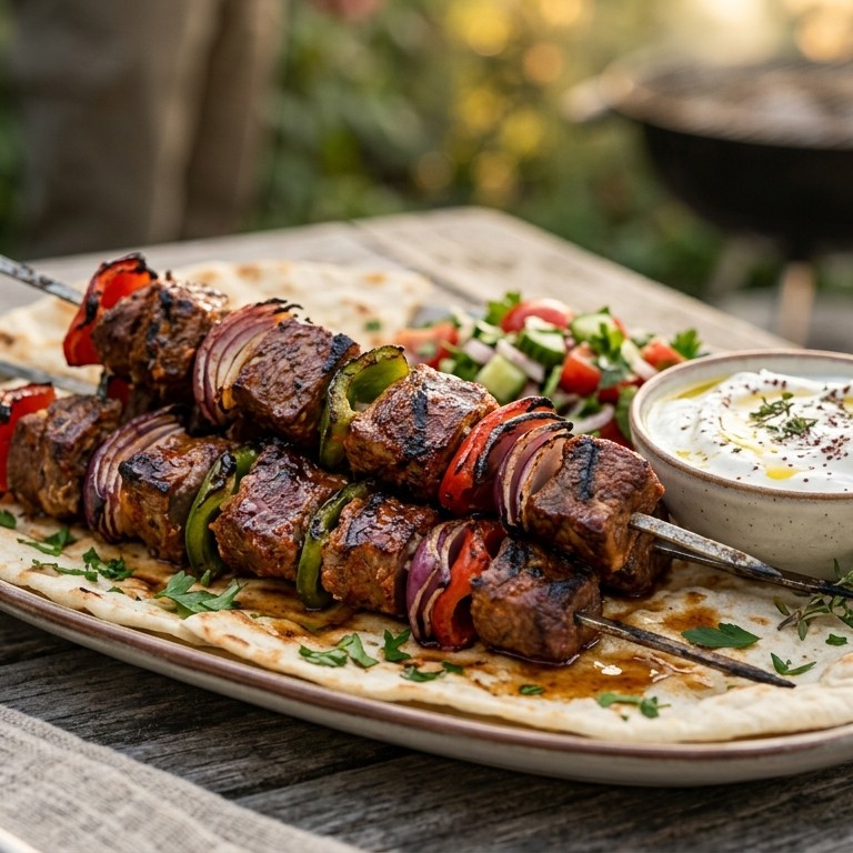 Lams shaslik recept