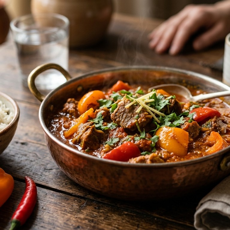 Lamscurry met paprika recept