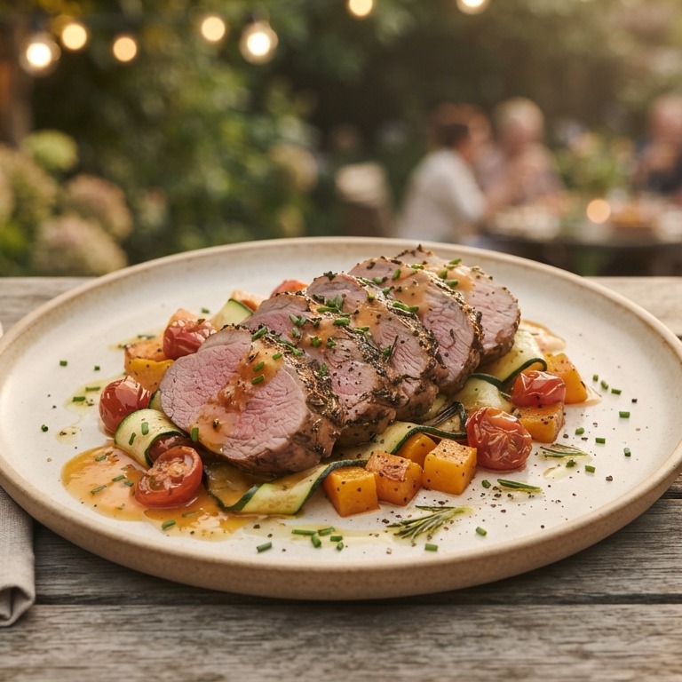 Lamsfilet met courgette recept