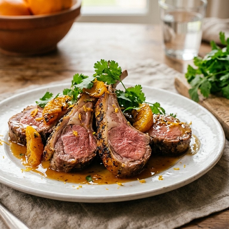 Lamsfilet met sinaasappel recept