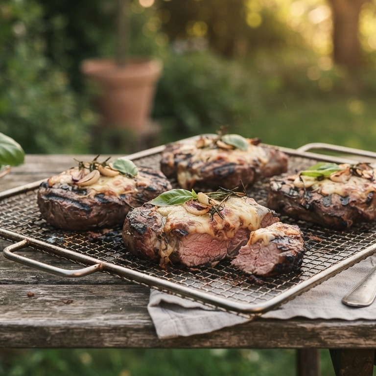 Lamslapjes met knoflook recept