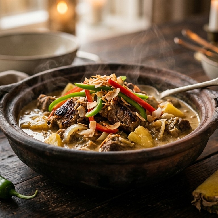 Lamsschotel met curry recept