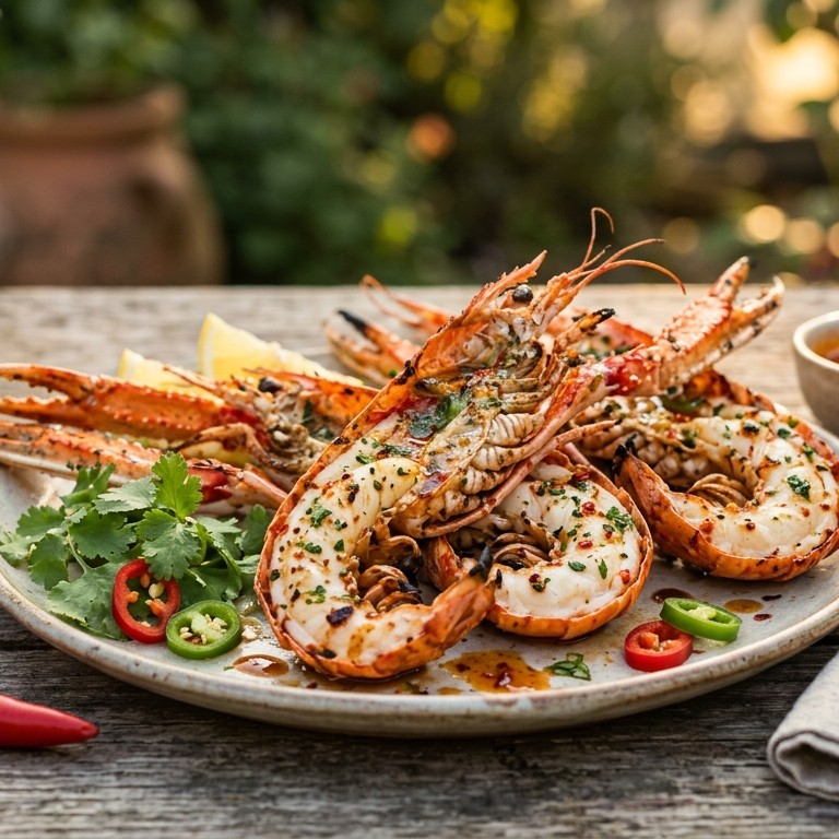Languste com  Piri-Piri recept