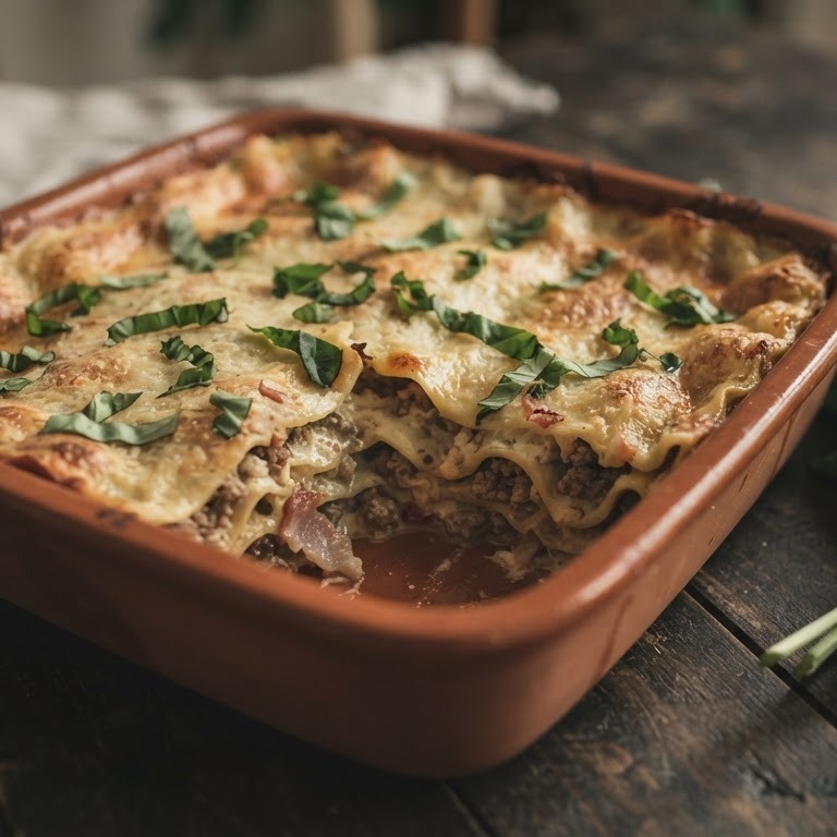 Lasagne creme fraiche recept