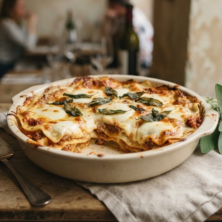 Lasagne met mozzarella recept