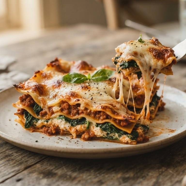 Lasagne met pastasaus recept