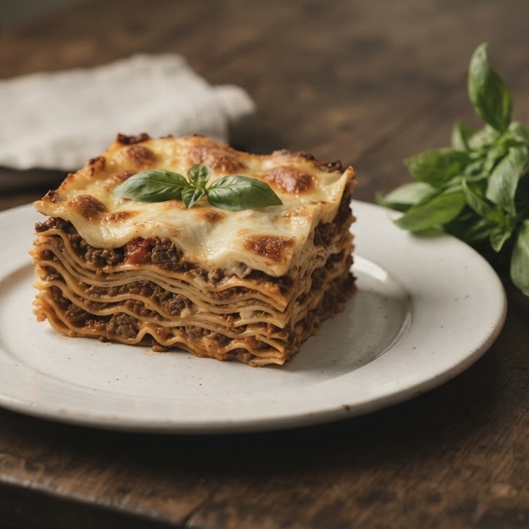 Lasagne met rundergehakt en bechamelsaus recept