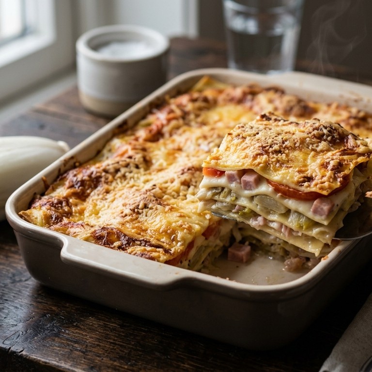 Lasagne met witlof recept