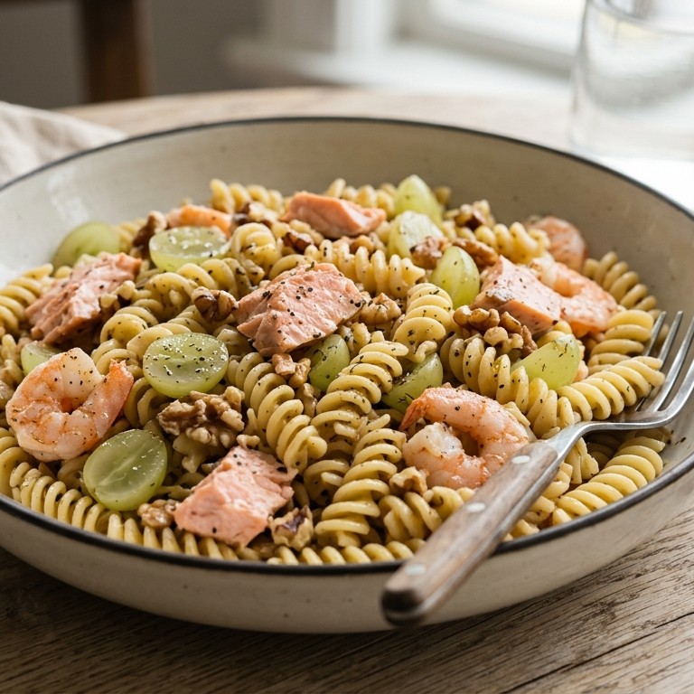 Lauw warme pasta salade recept